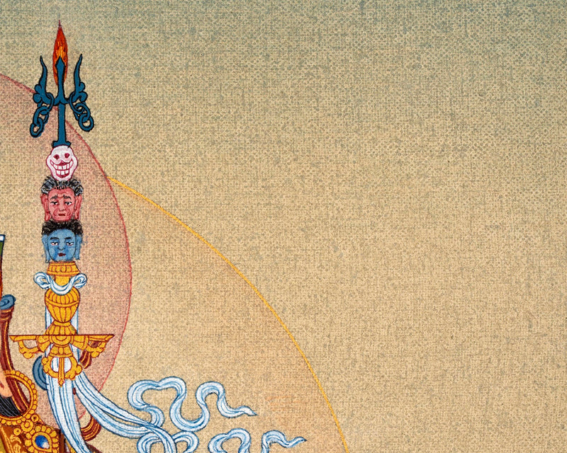 Guru Rinpoche | Padmasambhava Thangka | Hand Painted Tibetan Painting