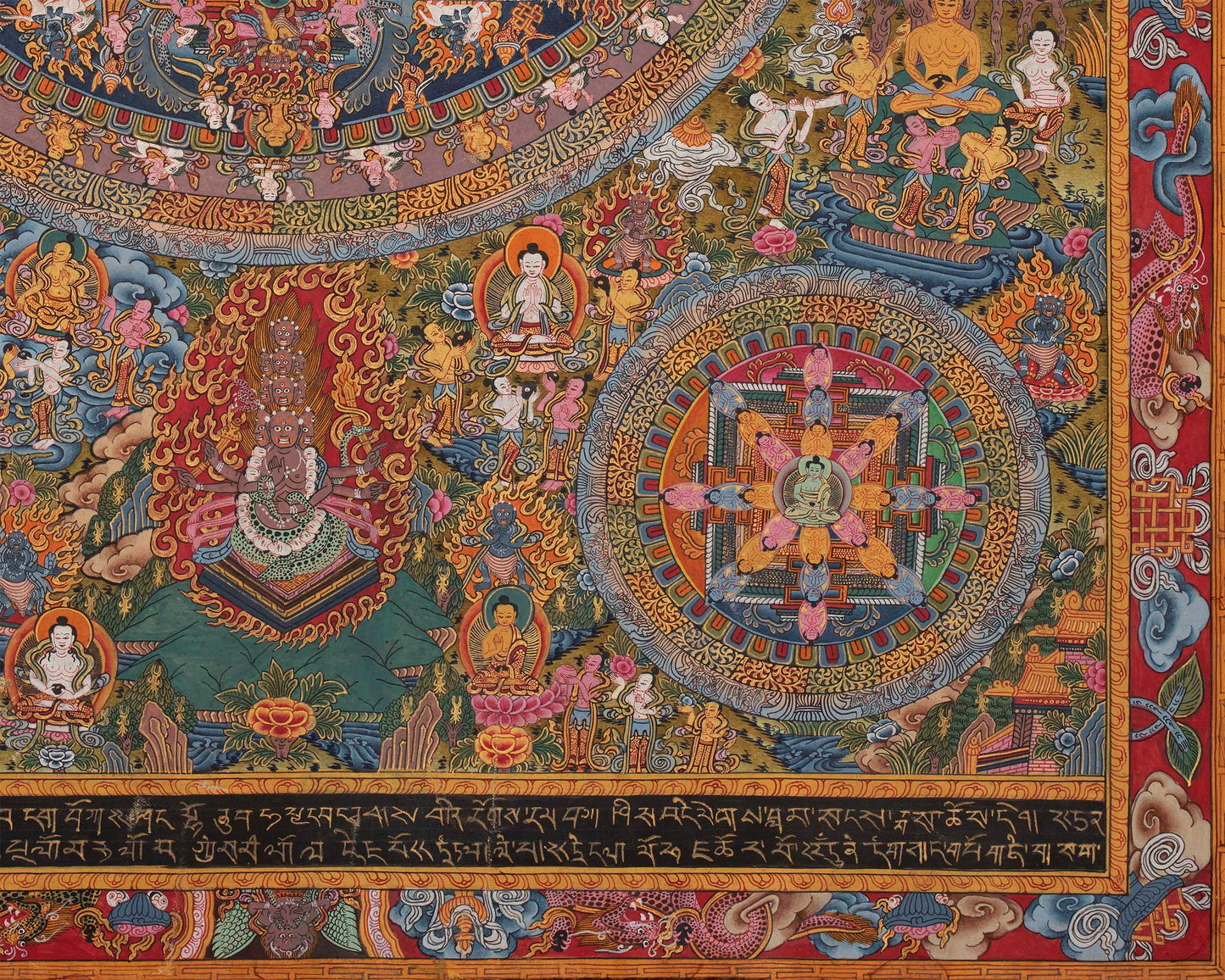 Mandala1000 Armed Lokeshvara | Buddhist Wall Hanging Mandala