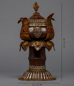 Lotus Incense Burner | Ritual Objects | Buddhist Altar Supplies