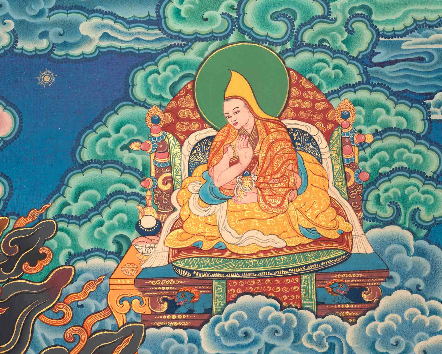 Palden Lhamo Thangka Print | Invoking the Power of the Goddess | Wall Decoration