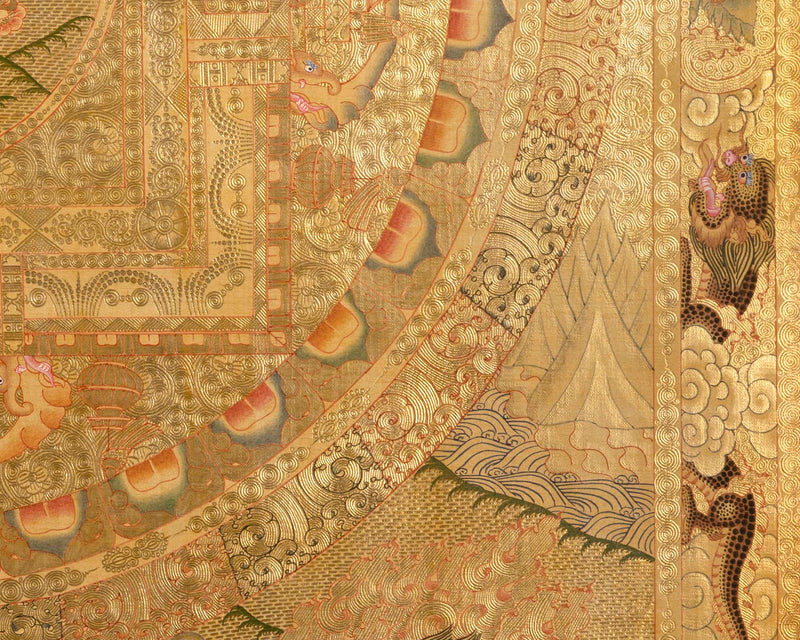 Shakyamuni Buddha Thangka | Mandala Wall Hanging