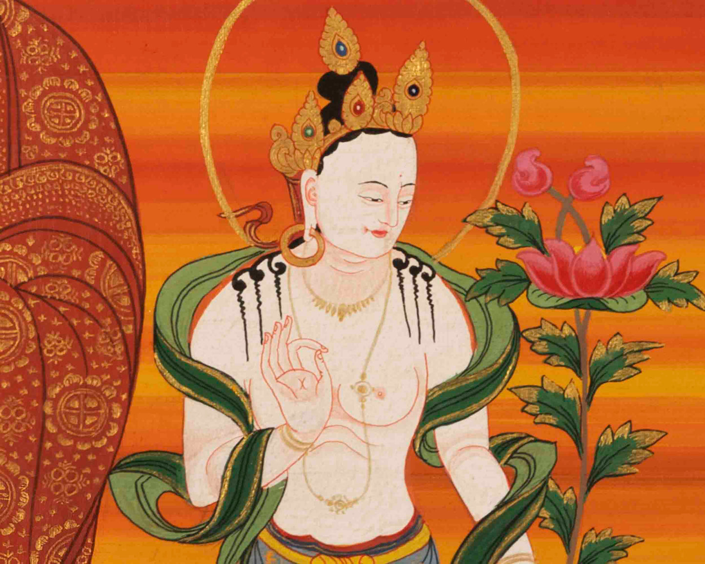 Handpainted Shakyamuni Buddha | Tibetan Wall Decoration Painting