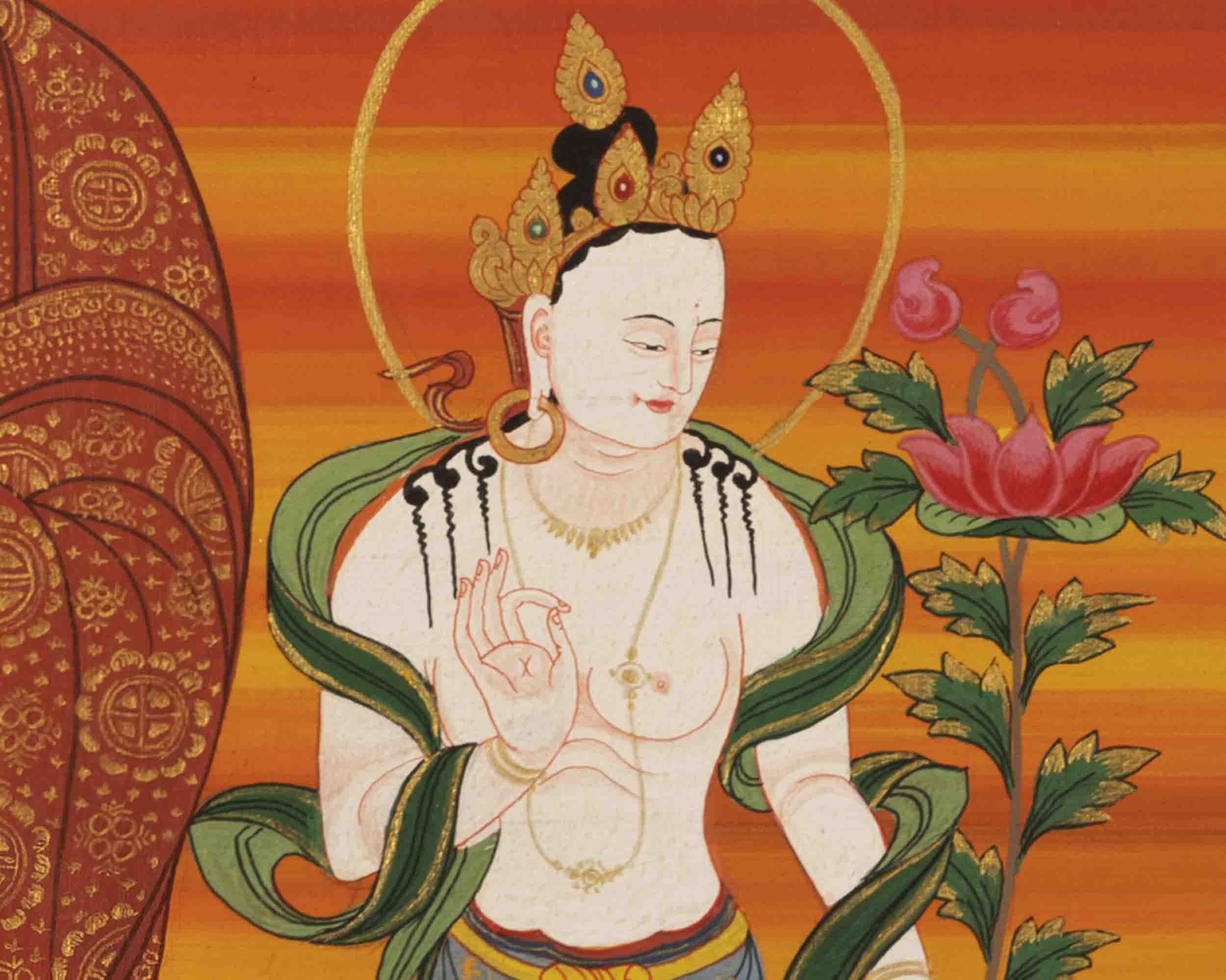 Handpainted Shakyamuni Buddha | Tibetan Wall Decoration Painting