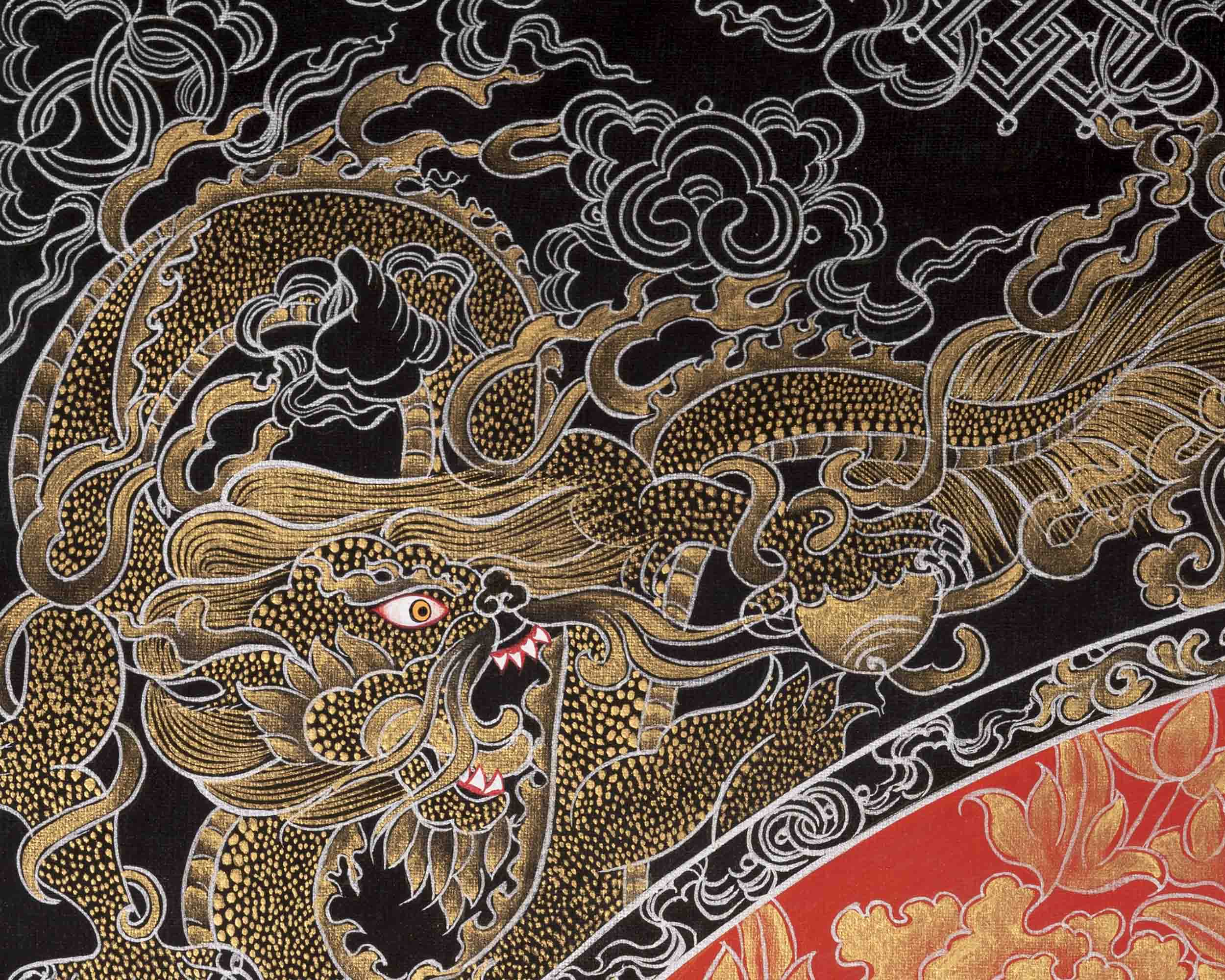 Bodhisattva Chenresig Thangka | Religious Buddhist Painting