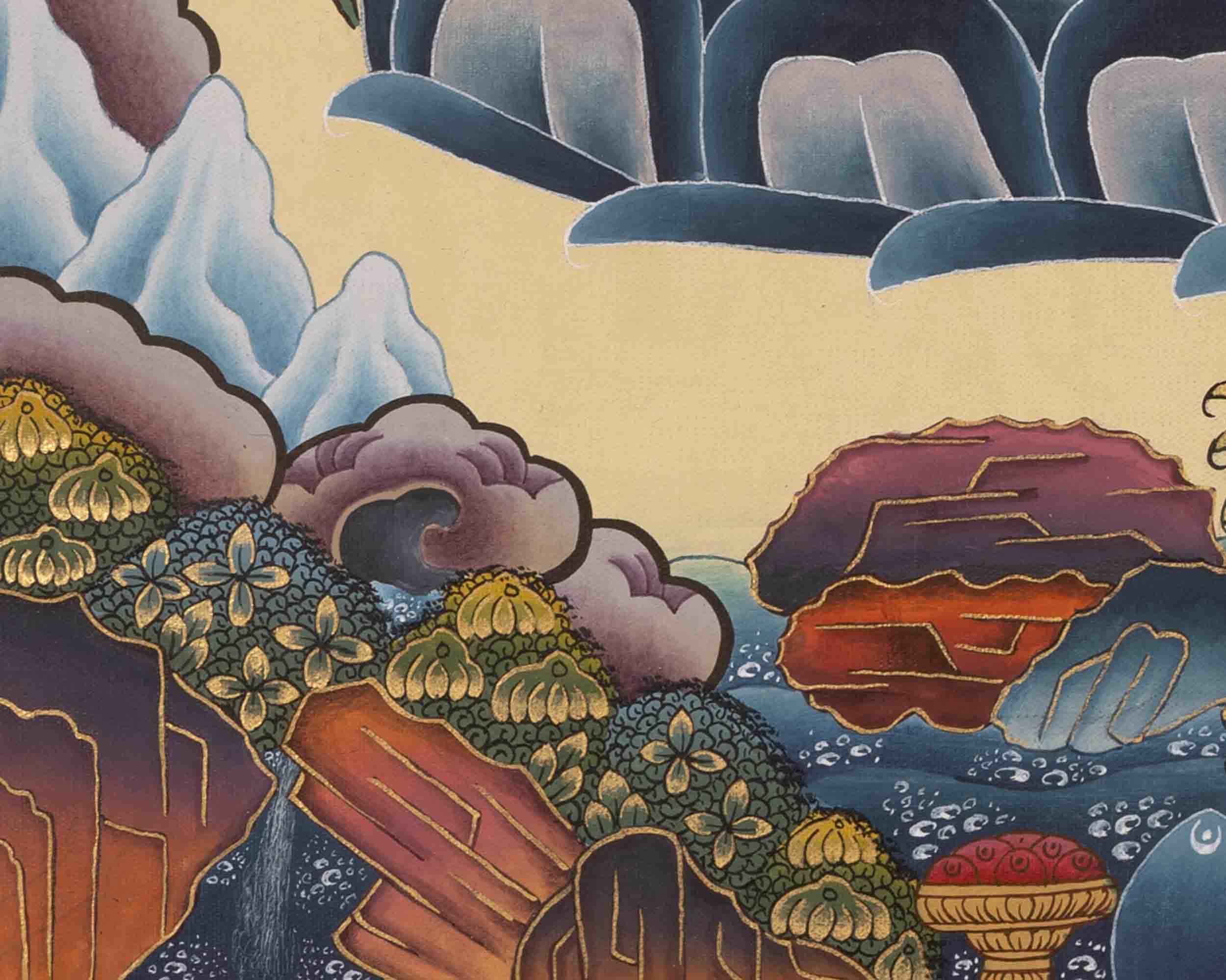 Religious White Tara Thangka | Female Bodhisattva