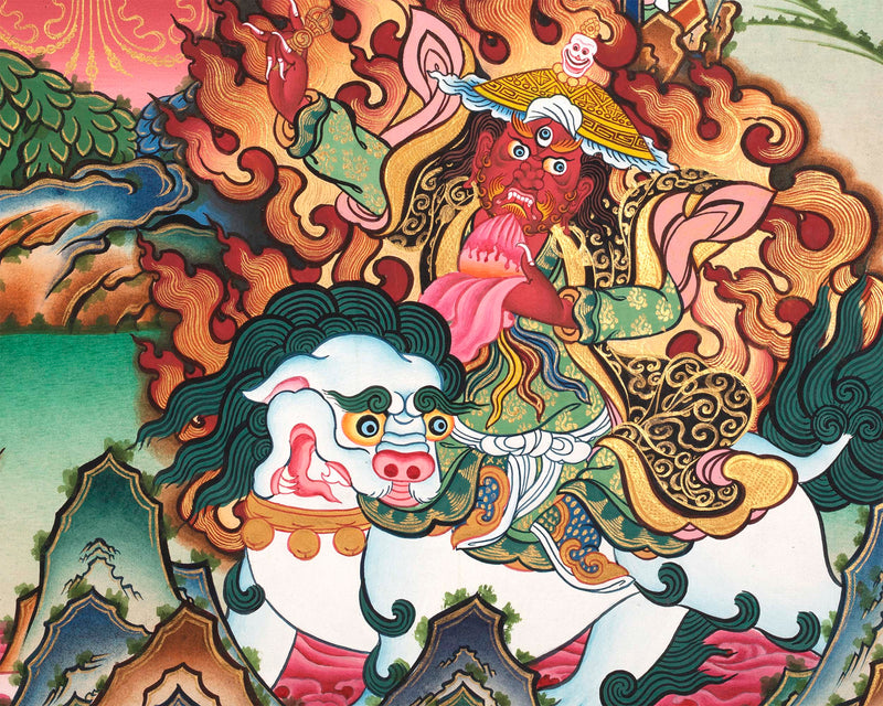 Guru Rinpoche Print | Digital Wall Decor | Buddhist Gifts