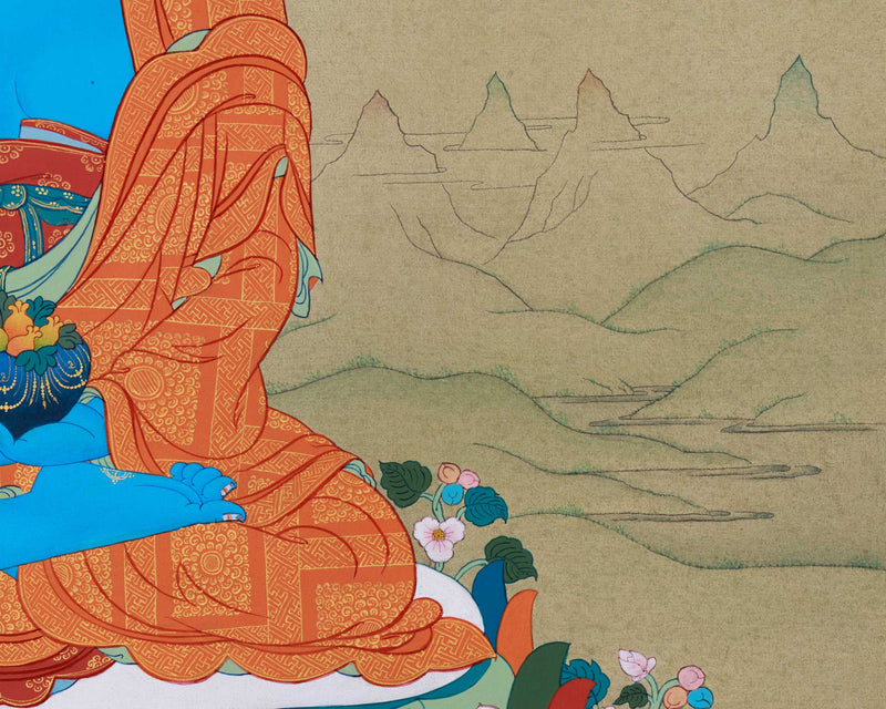 Healing Medicine Buddha Thangka