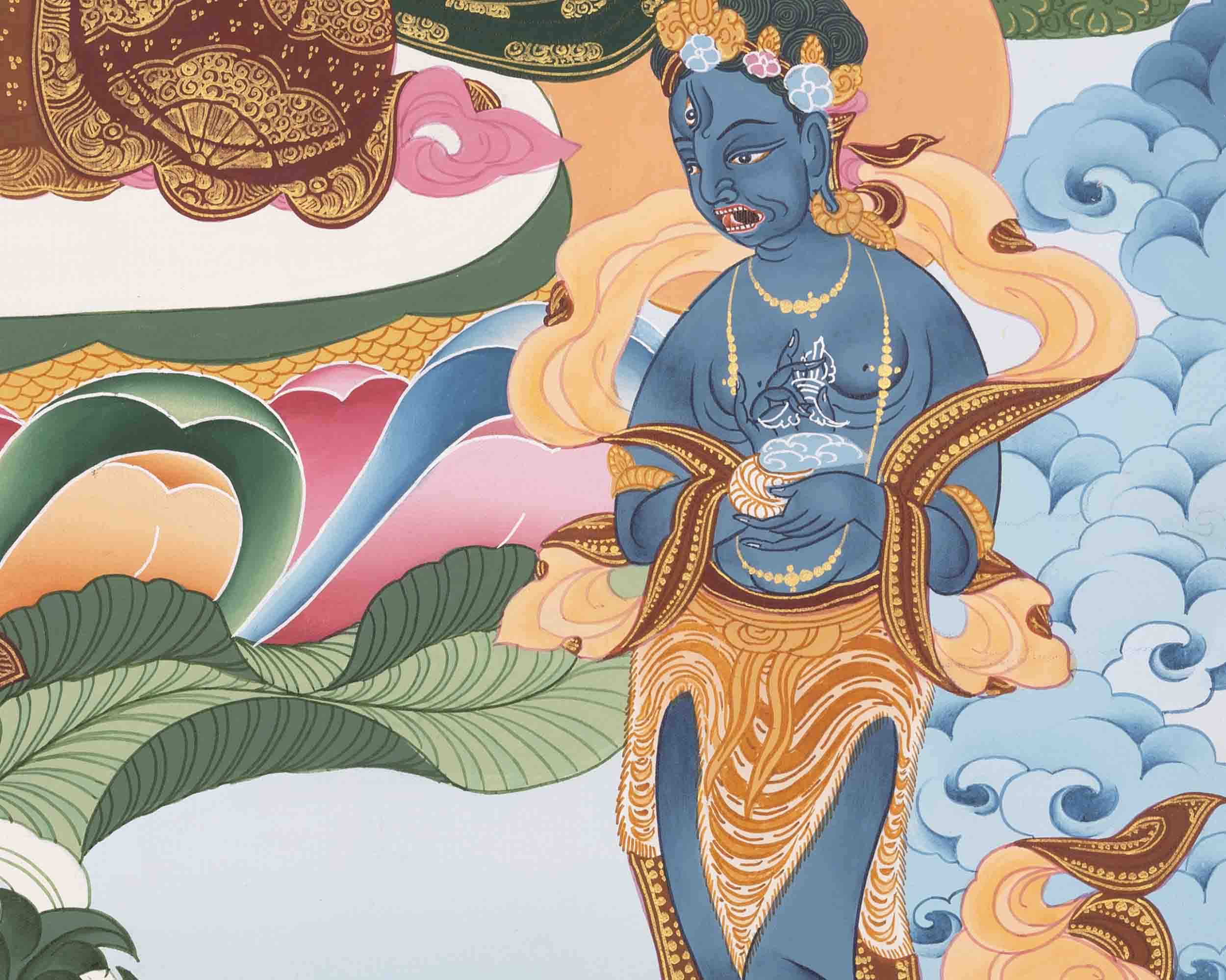Avalokitesvara Chenresig Thangka | Religious Buddhist Art | Buddhist Gifts