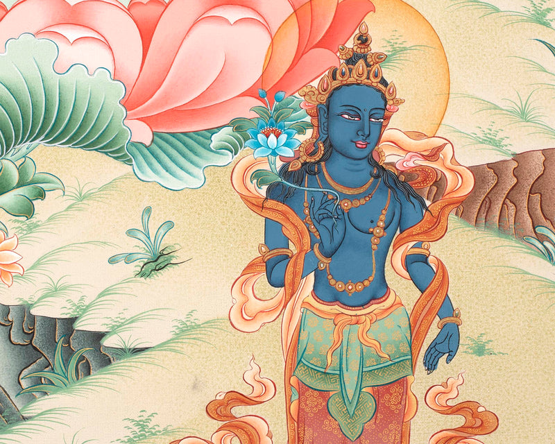 Bodhisattva Manjushree Print | Wall Hanging Thangka