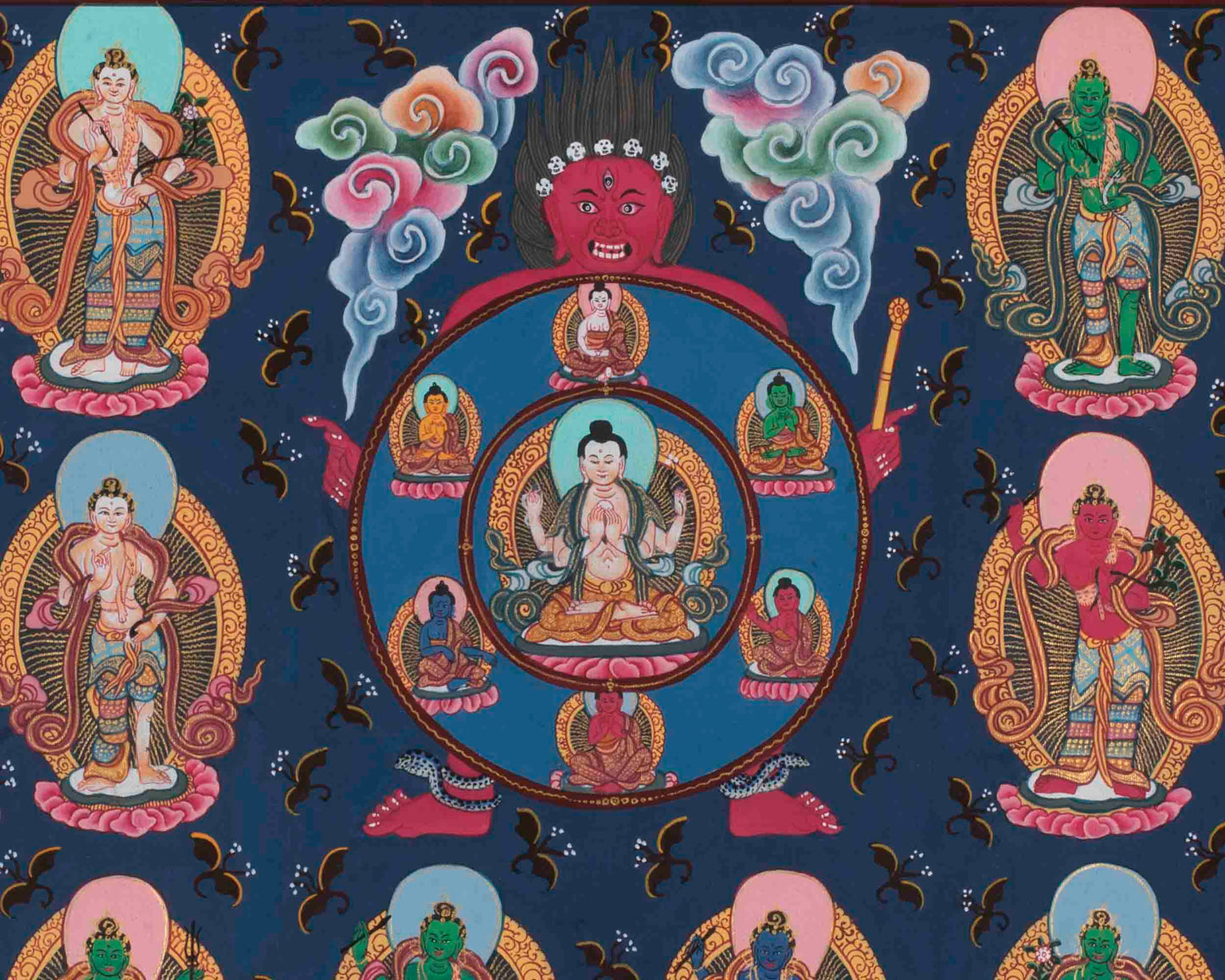 108 Chengrezig Thangka | Traditional Tibetan Art | Wall Decors