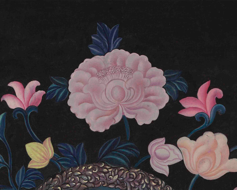Buddha Amitayus Print | Newari Thangka Art | Wall Hanging Decors