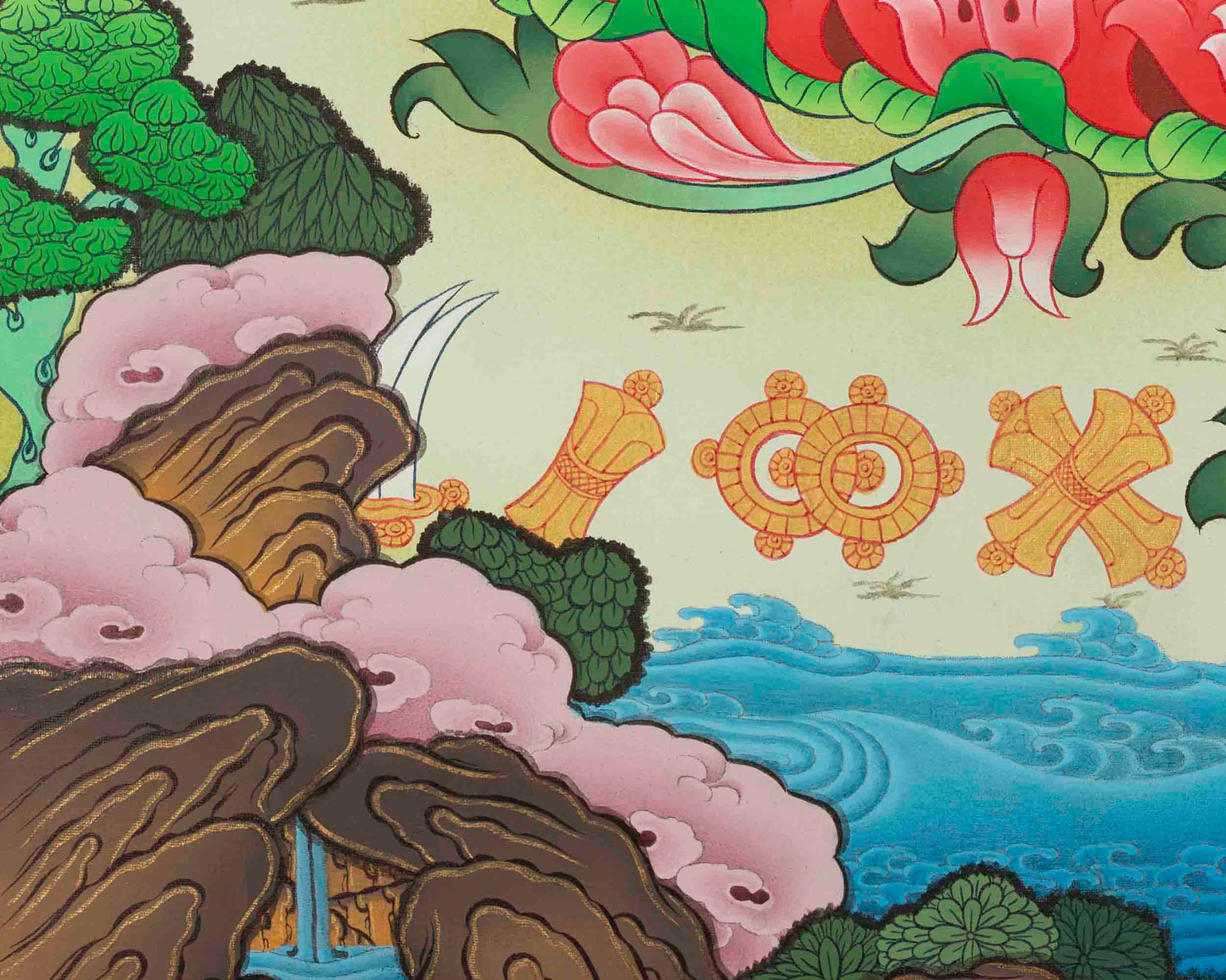 Guru Rinpoche Thangka | Wall Decor Painting