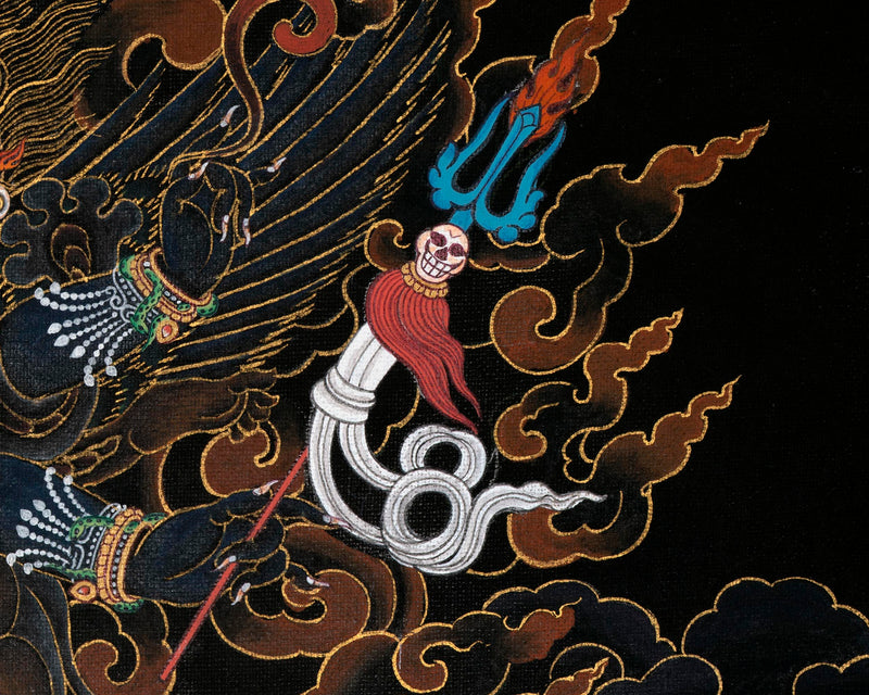 Phurba Vajrakilaya Thangka | Traditional Buddhist Art