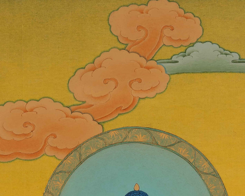 Buddha Gautama Siddhartha Thangka Painting |  Traditional Tibetan Bodhisattva Art