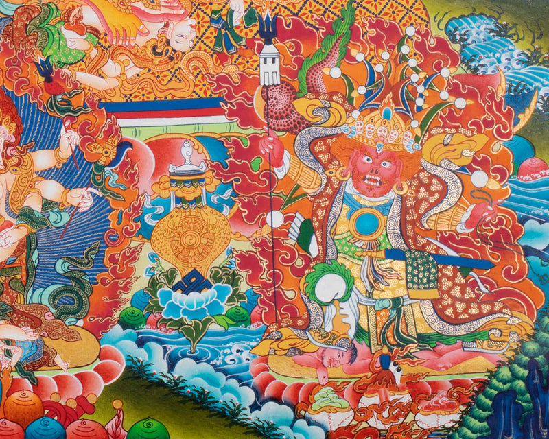 Yidam Kalachakra Thangka | Digital Print | Wall Decoration