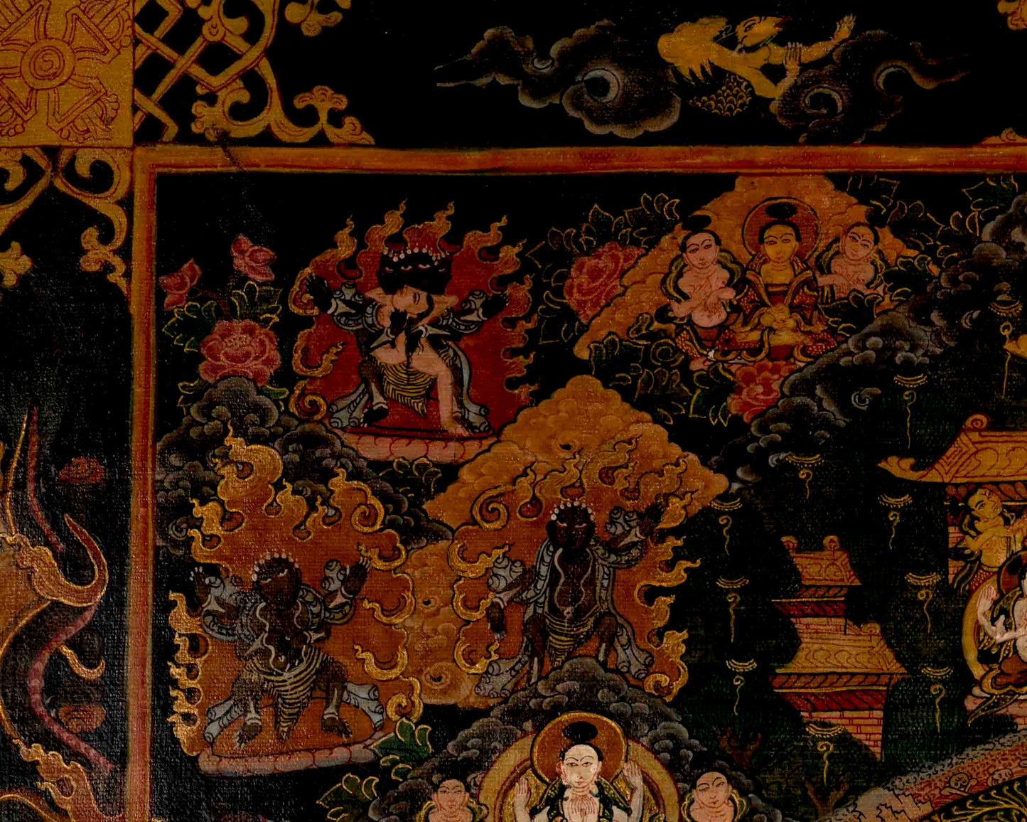 Vajravarahi Yogini Mandala | Traditional Tibetan Thangka | Wall Decors