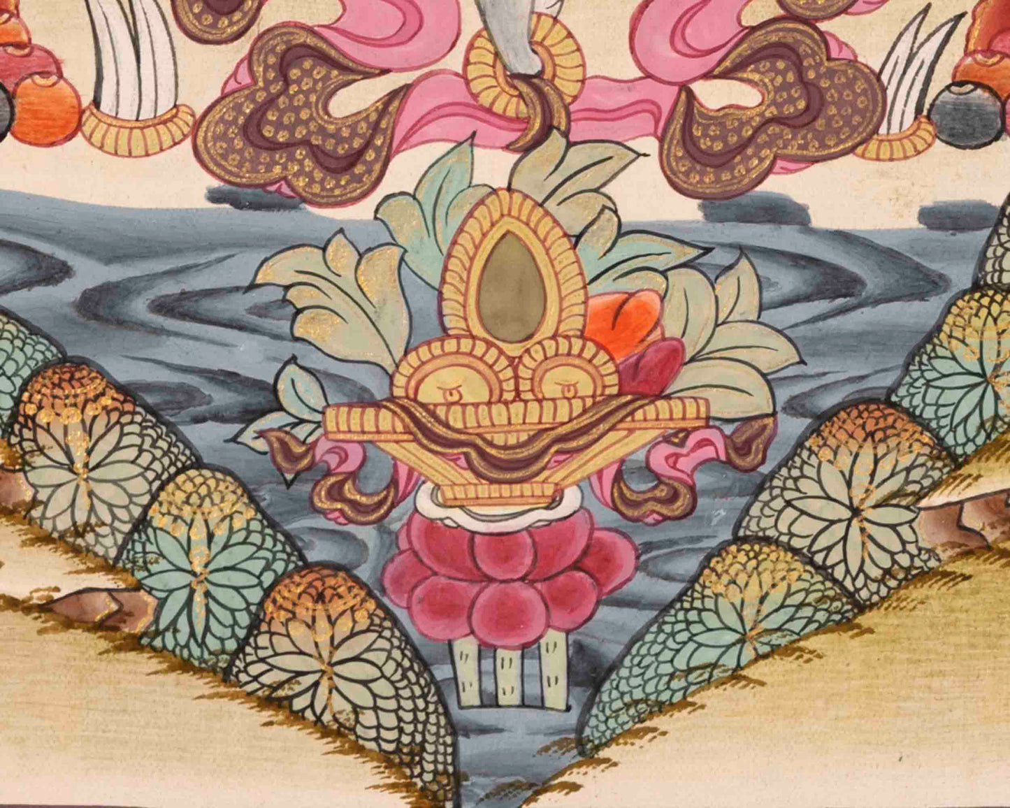 Avalokitesvara Chengrezig Thangka | Traditional Tibetan Art