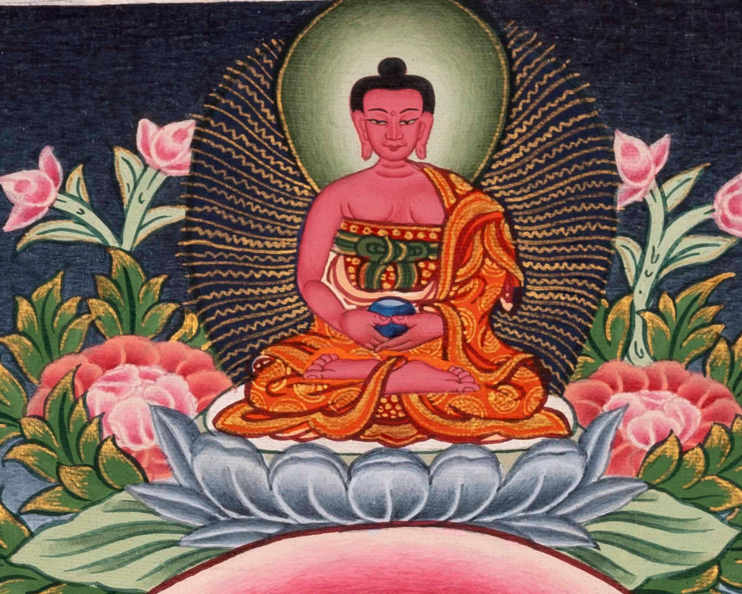 Bhaisajyaguru Thangka | Original Hand-Painted Tibetan Art