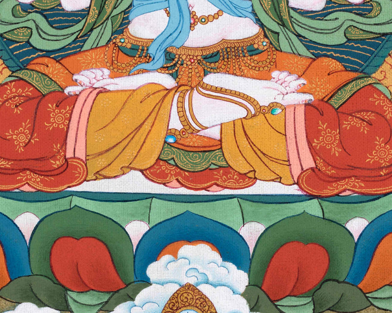 Chenrezig Thangka | Lord Of Compassion | Buddhist Deity