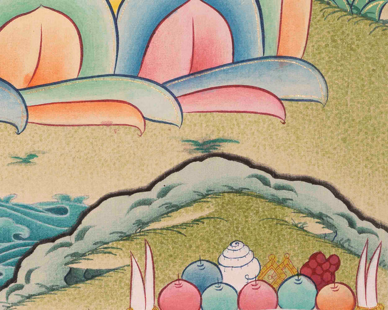 Shakyamuni Buddha Thangka | Wall Hanging Decoration Art