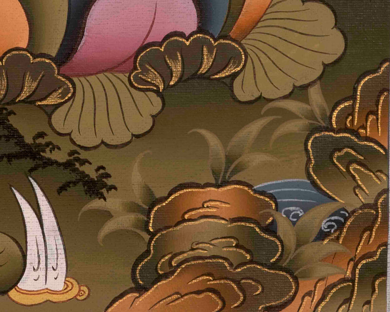 Yab Yum Buddha Thangka | Traditional Buddhist Painting