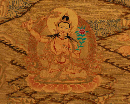 Vajrasattva Mandala Thangka | Buddhist Gift Ideas