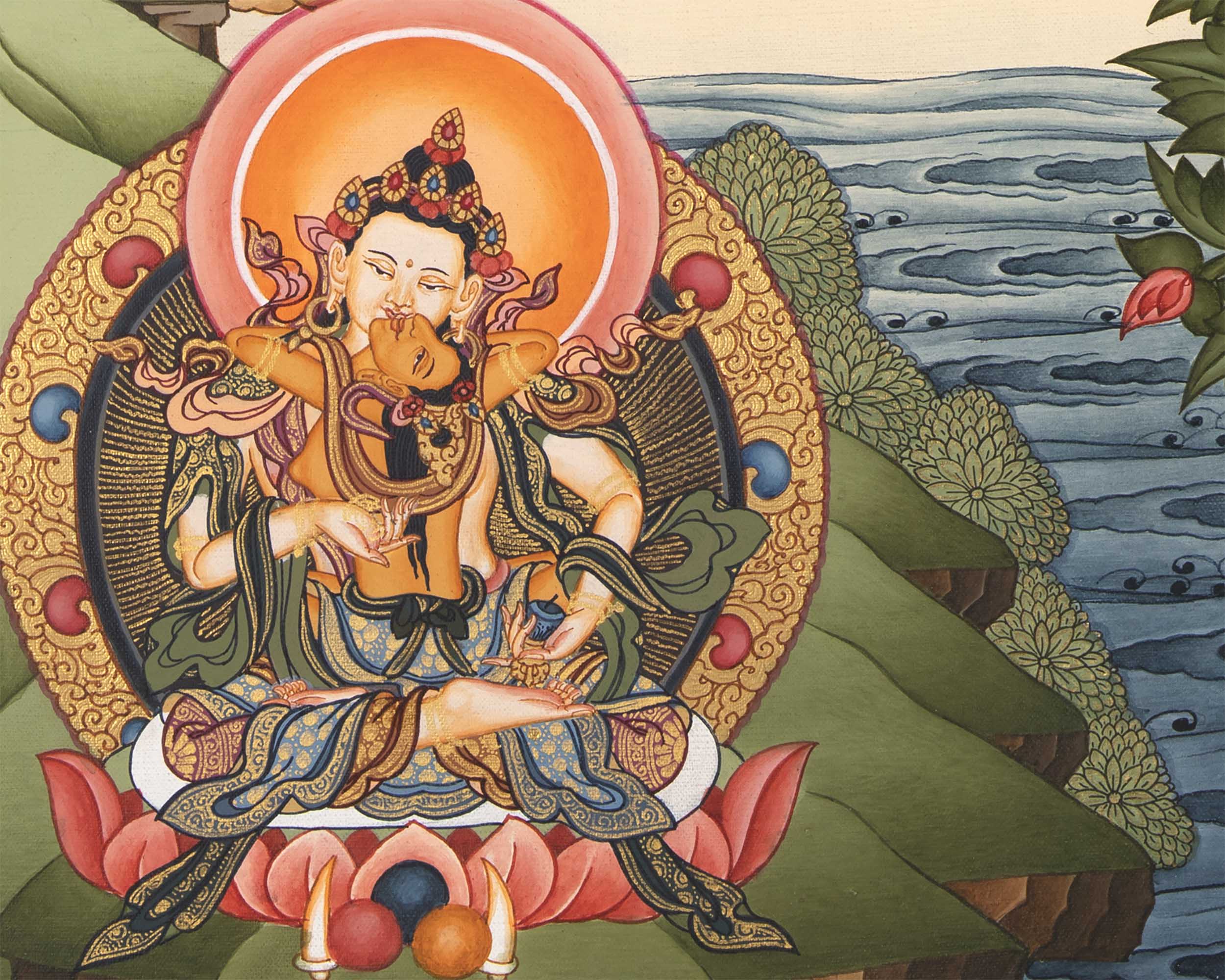 Vajrasattva Shakti Print | Wall hanging Decoration