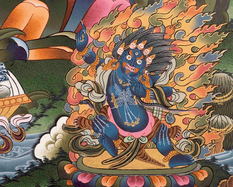 Avalokiteshvara Chengrezig Thangka | Wall Decoration Thangka Painting