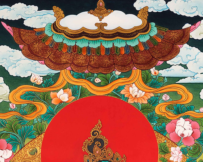 Green Tara Deity Thangka | Sacred Tibetan Art for Daily Practice