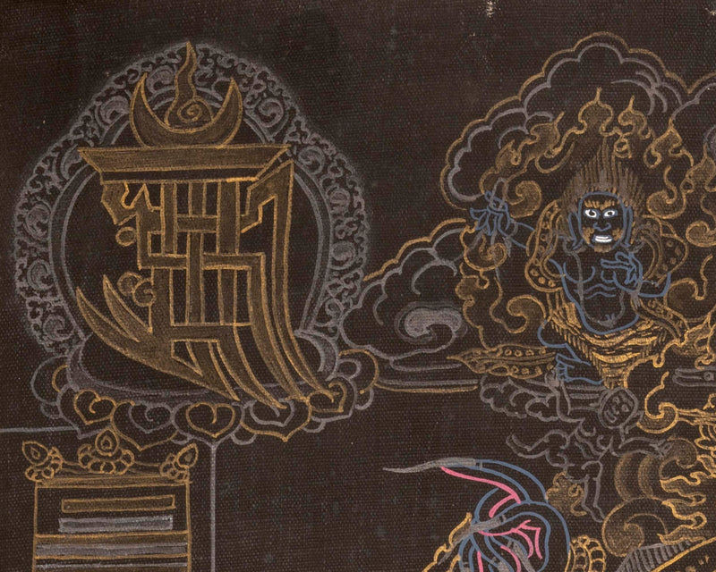 Tibetan Calendar Thangka | Traditional Artwork | Wall Decors