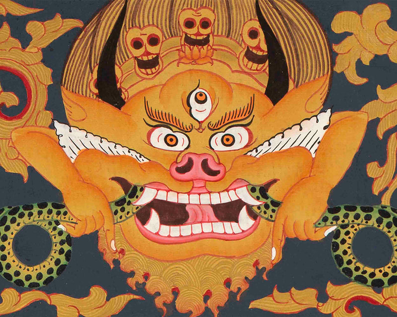 Shakyamuni Buddha Thangka | Religious Tibetan Art | Wall Decors