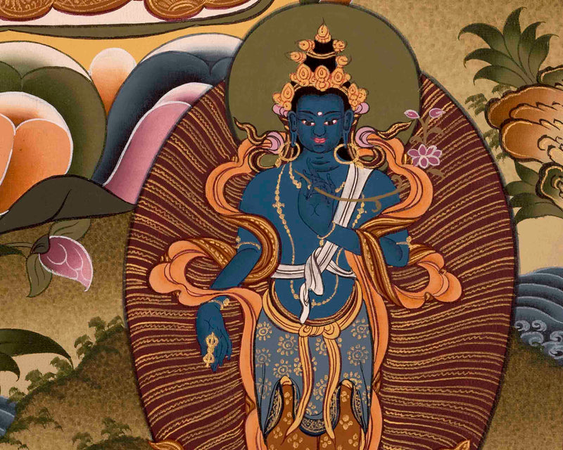 Amitabha Buddha Art | Traditional Tibetan Thangka | Wall Decors