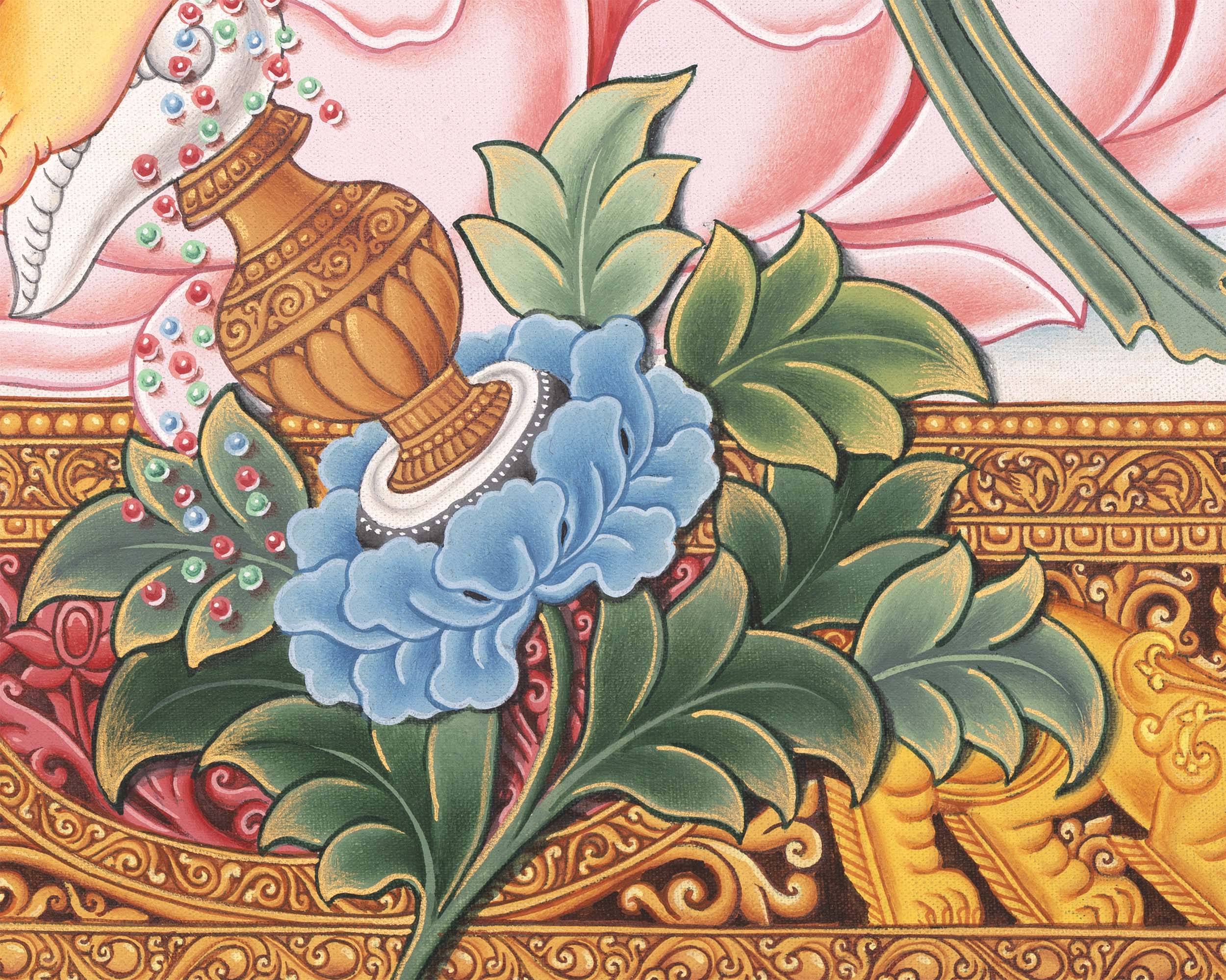 Kubera Print | Handmade Newari Thangka