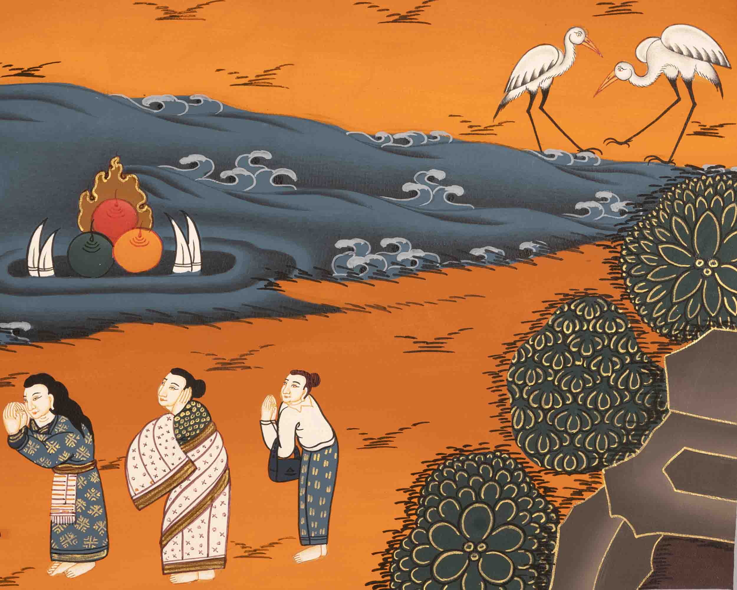 Buddha Shakyamuni Thangka | Home Decoration Art