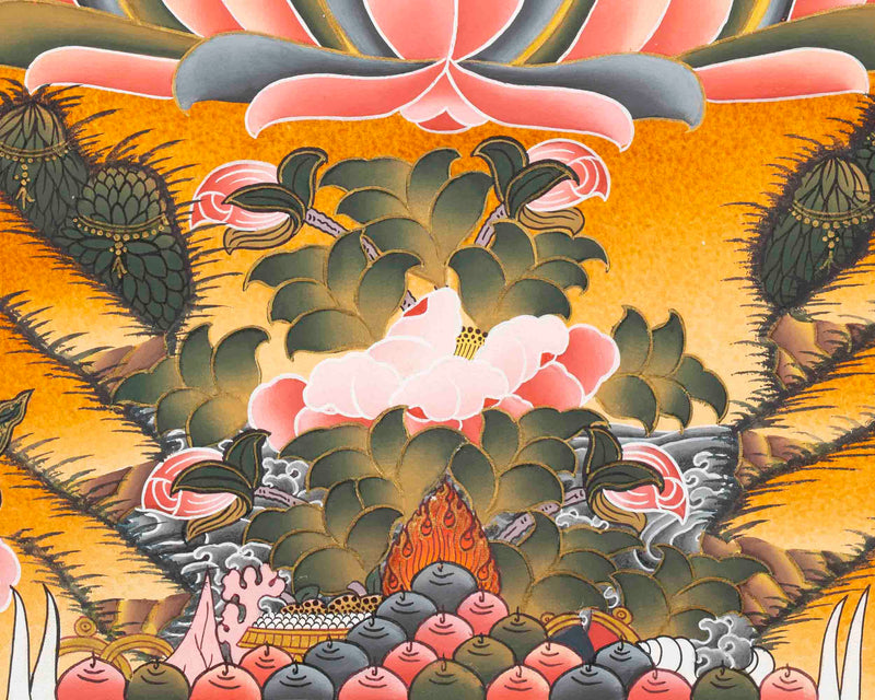 1000 Armed Avalokiteshvara | Wall Decors | Traditional Tibetan Thangka