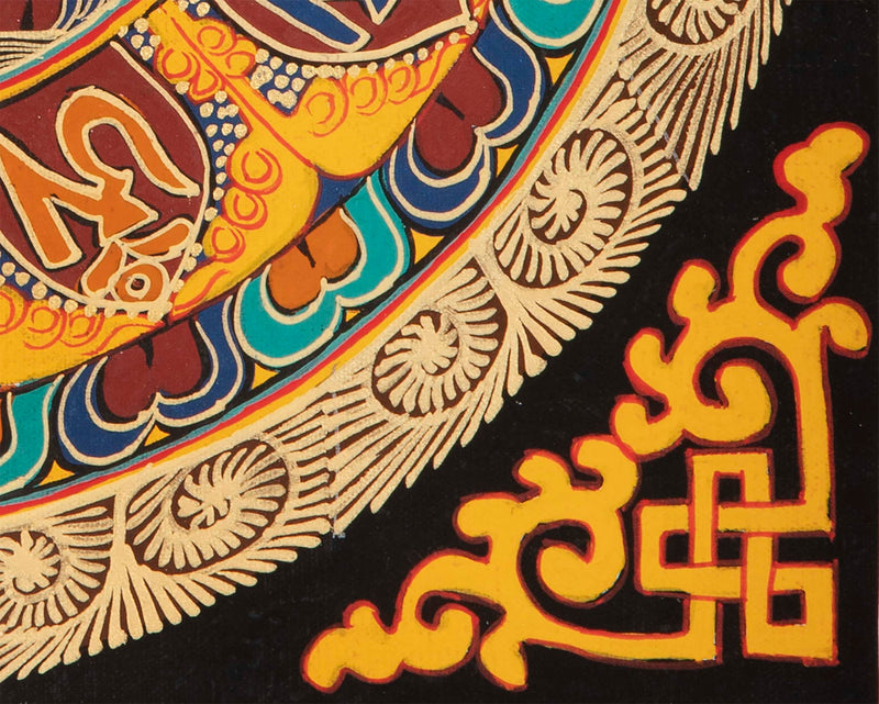 Mantra Mandala Thangka | Wall Hanging