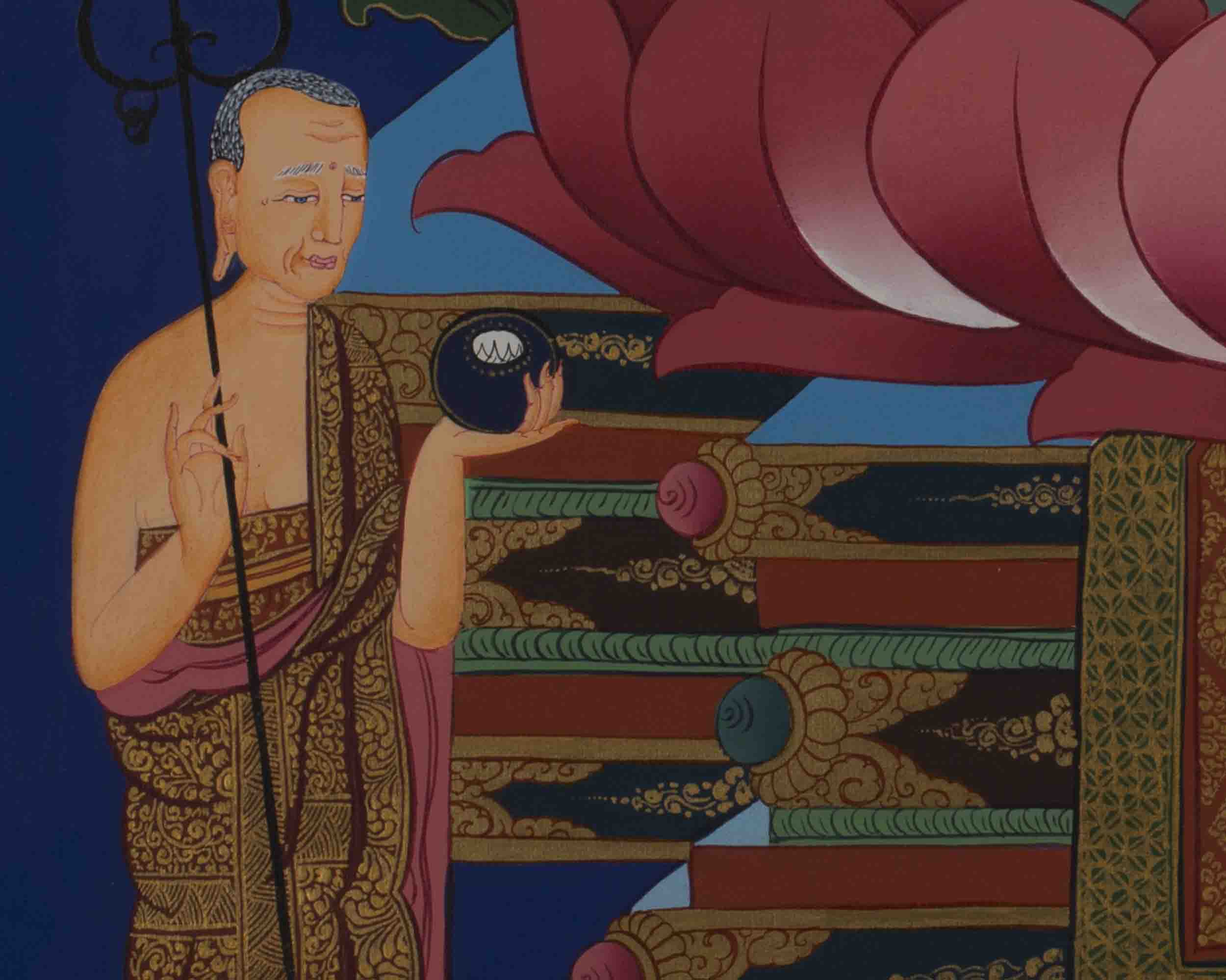 Shakyamuni Buddha Thangka | Buddhist Religious Painting
