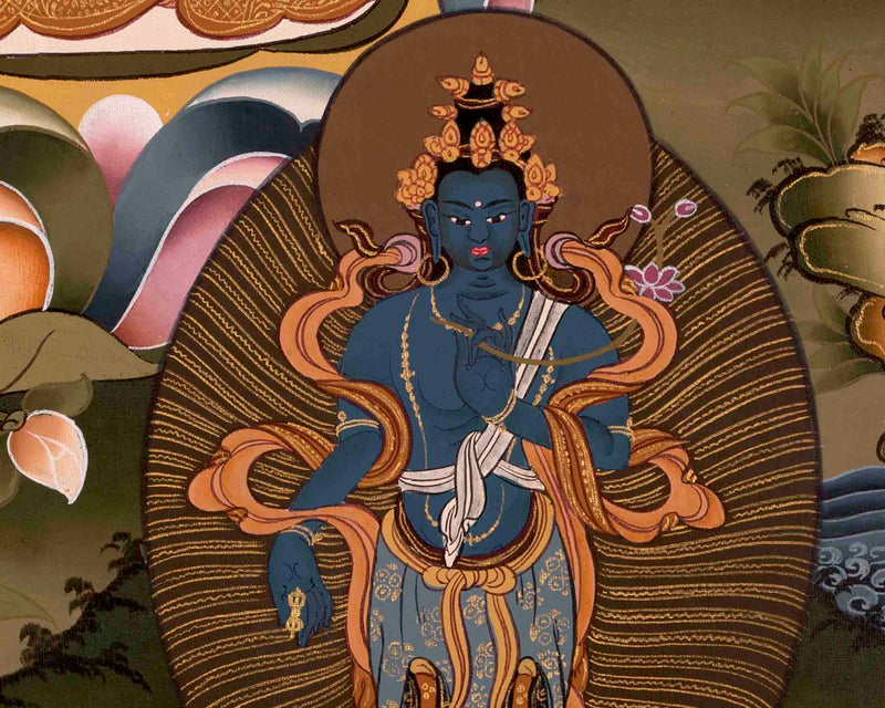 Amitabha Buddha Thangka | Religious Buddhist Art | Wall Decors