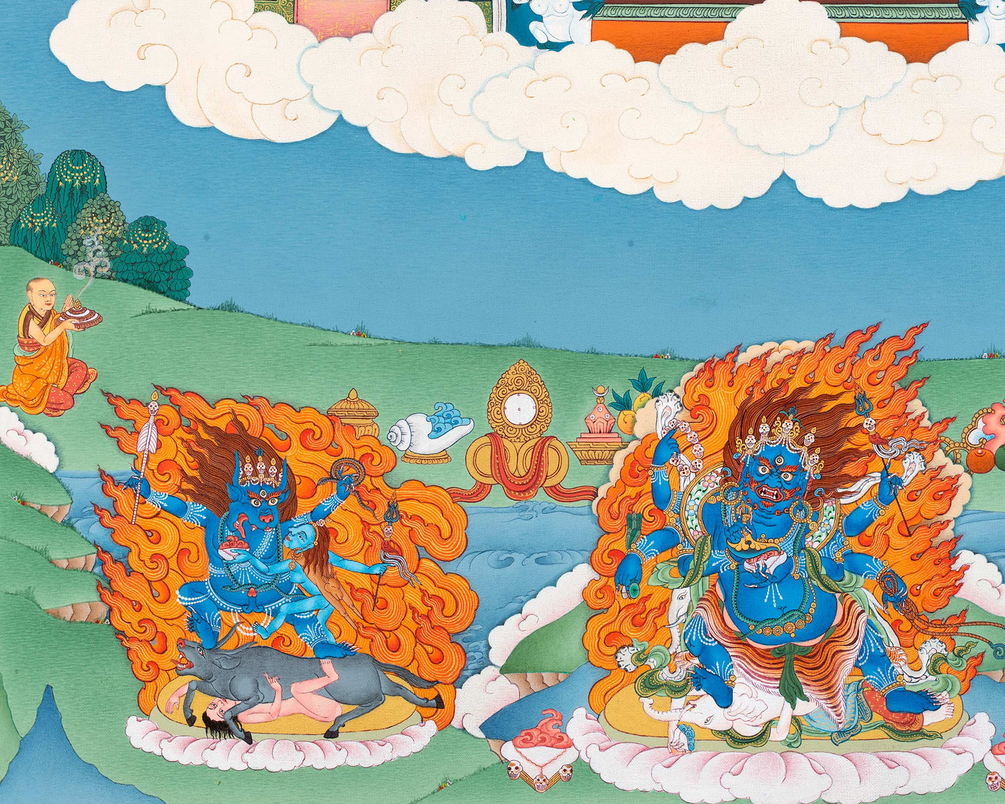 Tsongkhapa Thangka | High Quality Thangka Print
