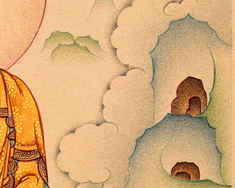 Namo Amitabha's Blessings In Thangka Painting | Buddha of Infinite Light | Inspiring Devotion in Art