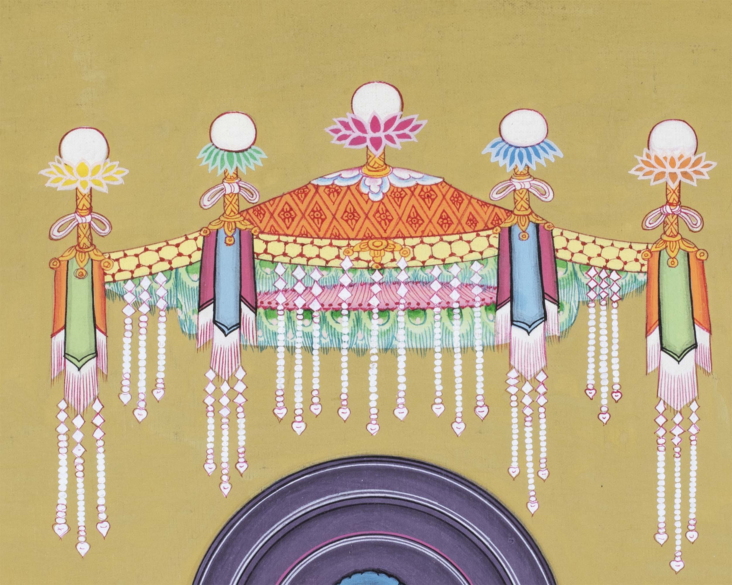 Buddha Thangka Print | Japanese Style Painting | Wall Decors