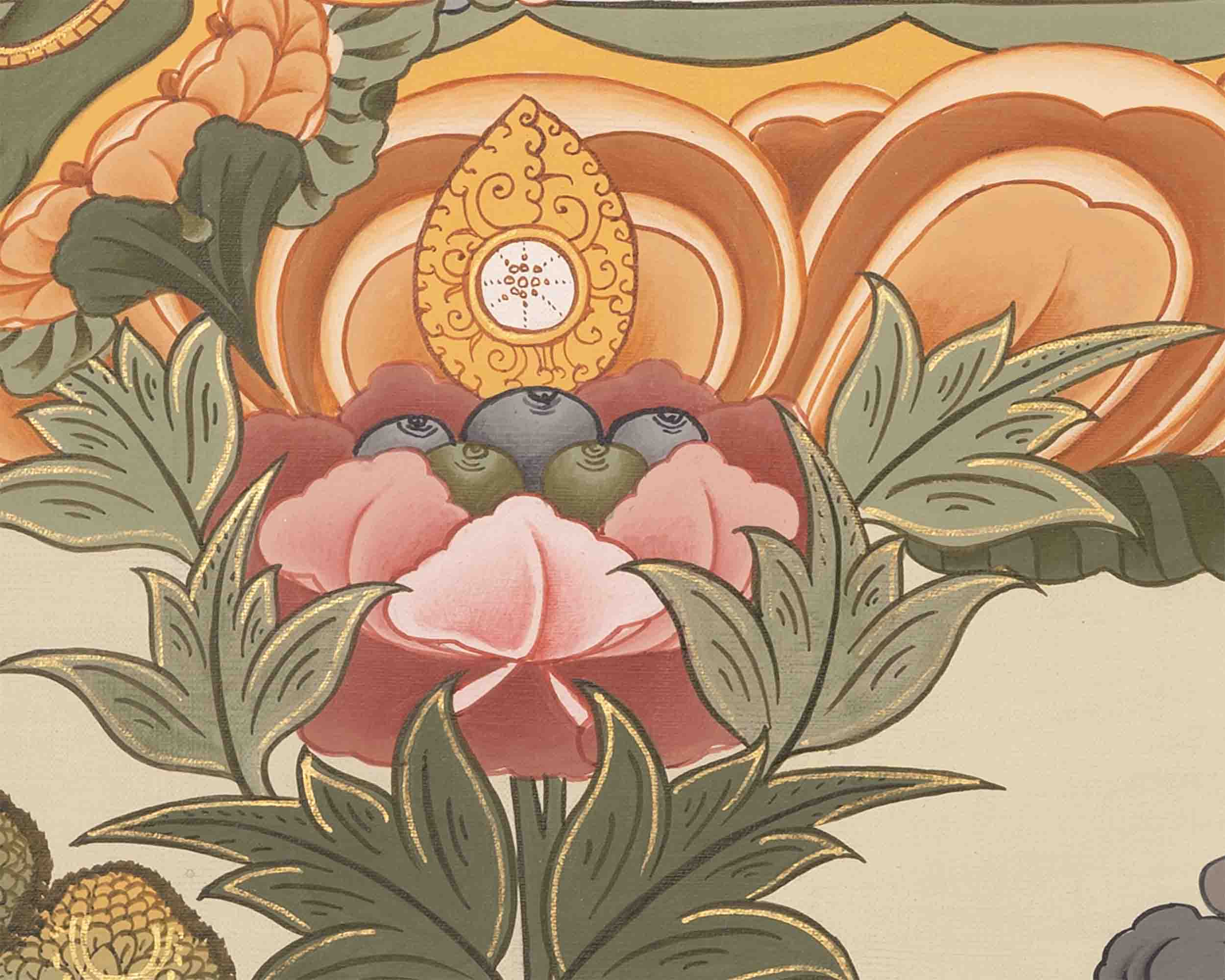 Mother Green Tara | Buddhist Thangka | Wall Decors