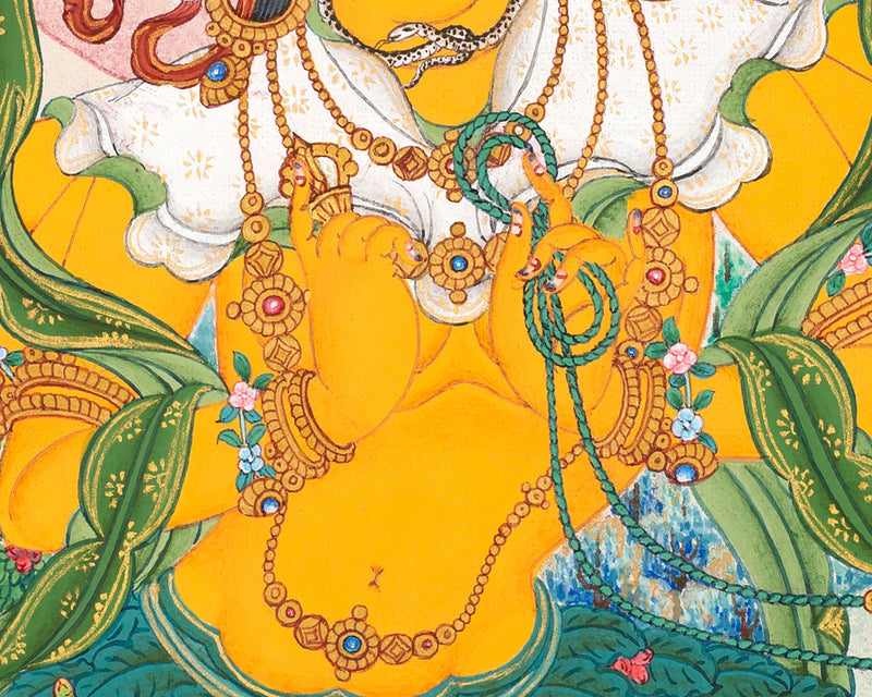 Parnashavari Dakini Thangka | Tibetan Thangka Print