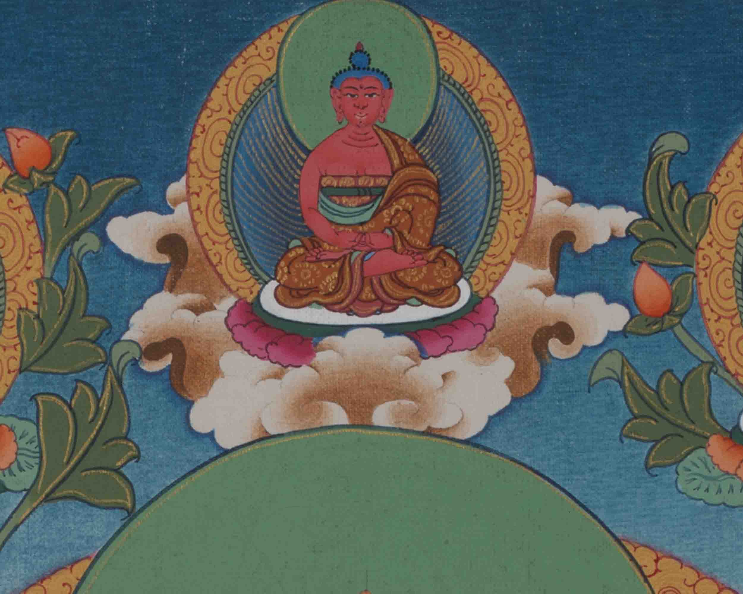Shakyamuni Buddha Thangka | Wall hanging Decor