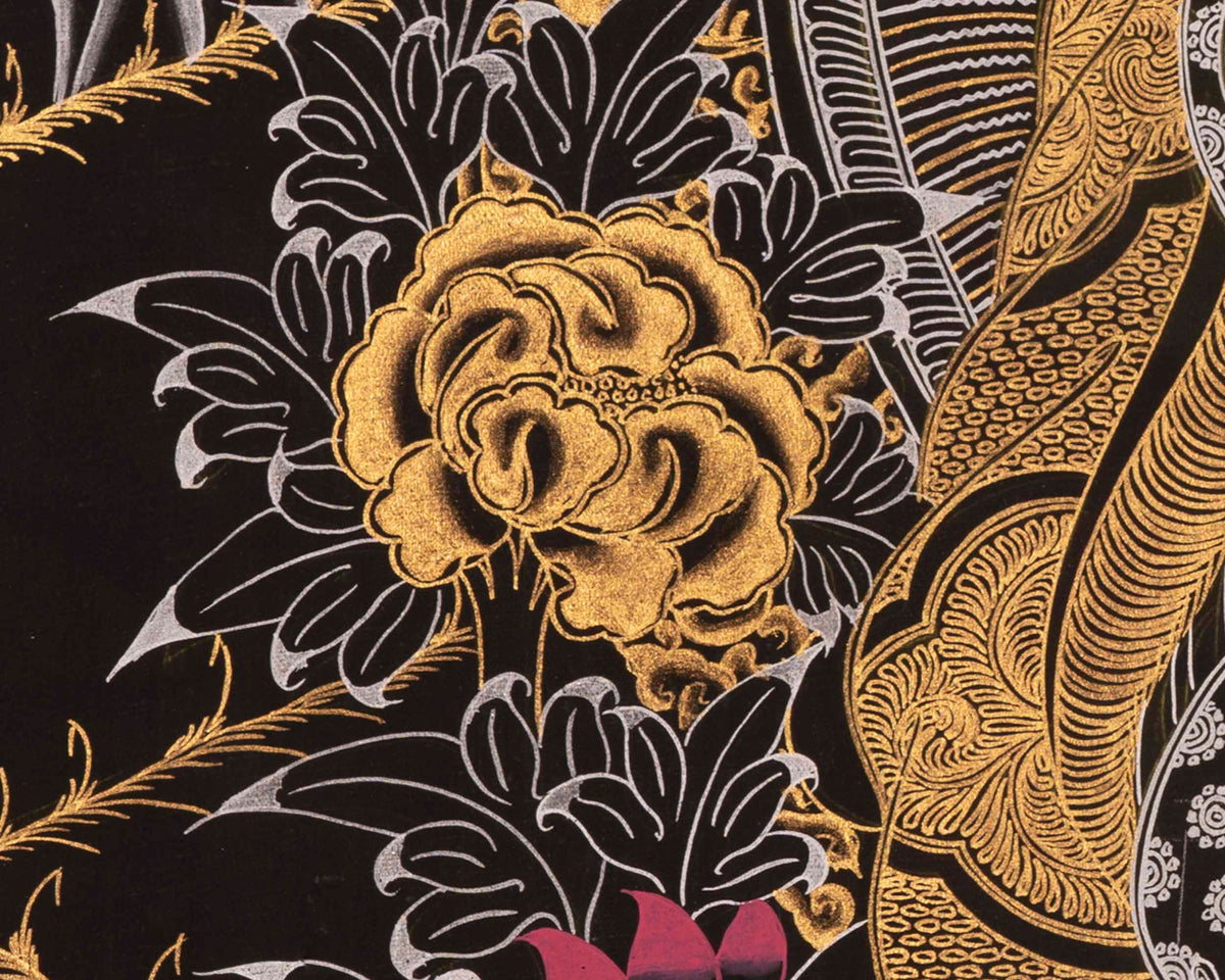 Guru Rinpoche Thangka | Traditional Tibetan Art | Wall Decors