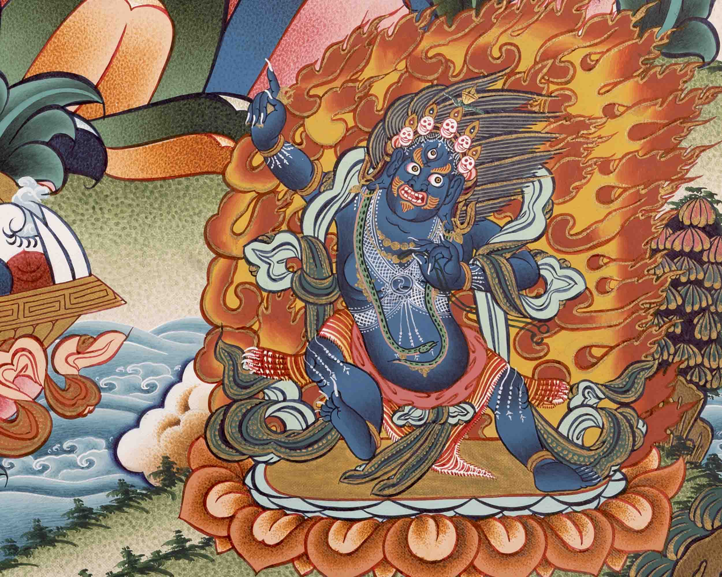 Buddhist Avalokiteshvara Chengrezig | Wall Decoration Thangka Painting