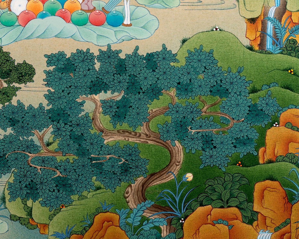 Manjushri Thangka | Traditional Tibetan Art