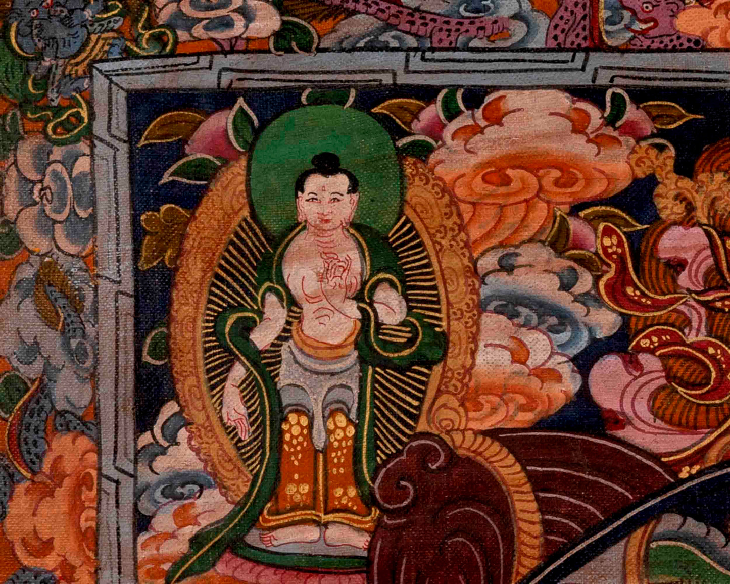 Original Bhavachakra Thangka | Traditional Handpainted Art | Wall Decors
