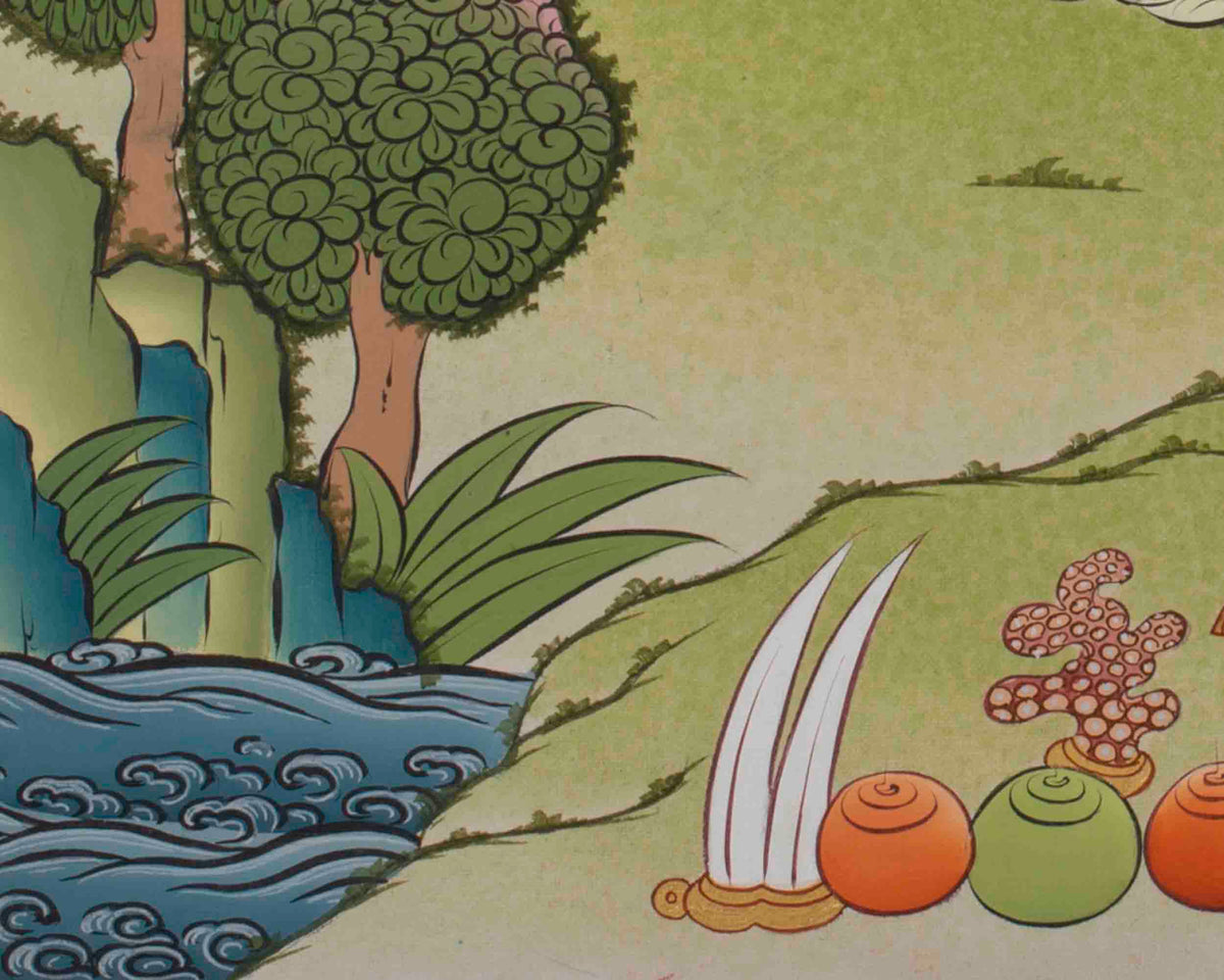 Gautam Buddha Thangka | Original Tibetan Buddhist Religious Painting
