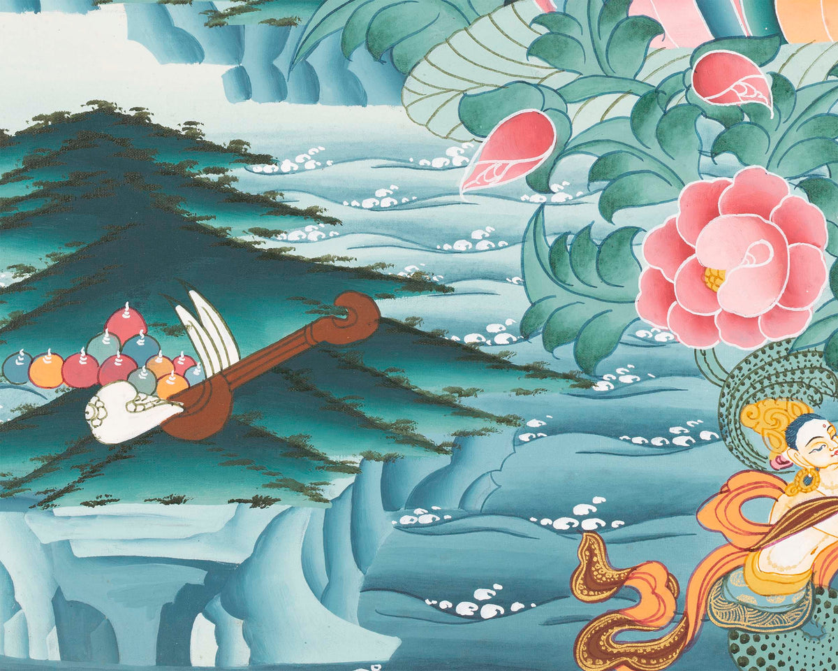 1000 Armed Avalokitsevara | Religious Buddhist Thangka | Wall Decors
